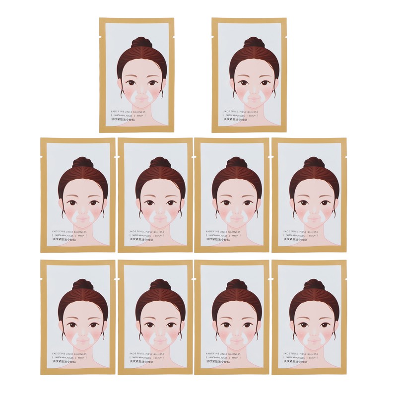 10pcs 2.5g Face Wrinkle Patches Remove Mouth Corner Fine Lines