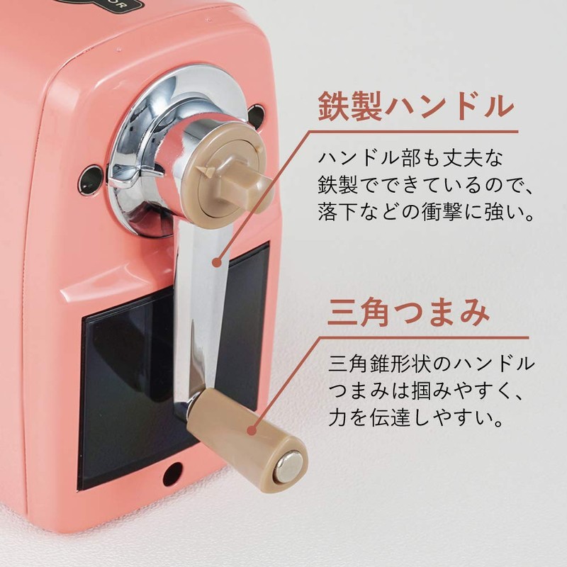 CARL Stationary A5RY3-P Angel 5 Royal 3 Pencil Sharpener, Pink