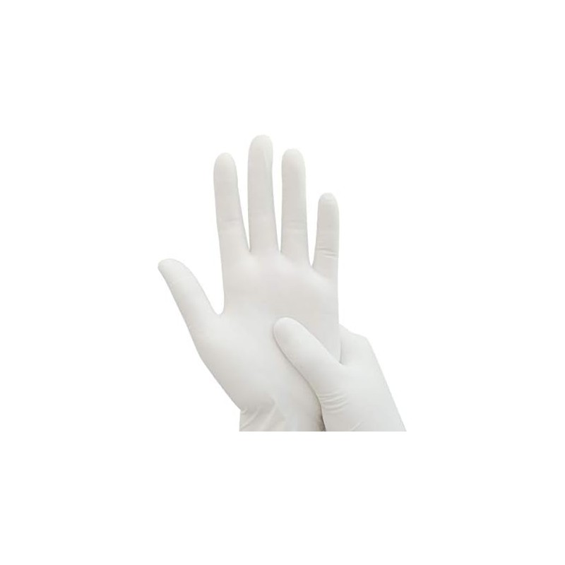AMBIDERM - Guante Ambiderm Plus Liso Blanco Grande Caja con