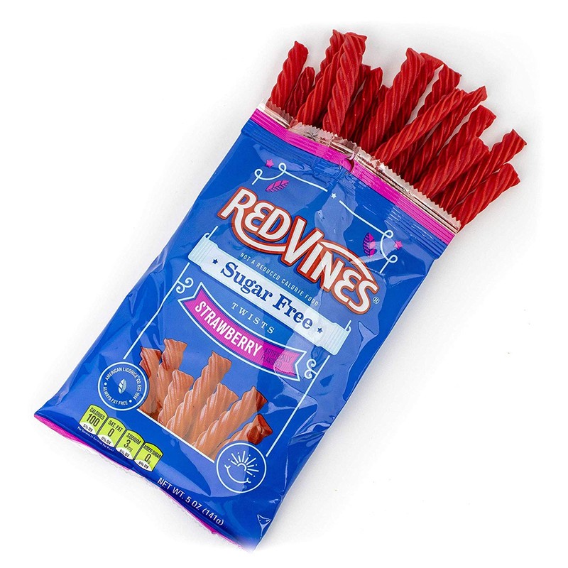Red Vines Sugar Free Licorice, Strawberry Flavor, Soft & Chewy