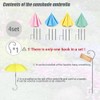 Vorriop Upgraded 4pcs Umbrellas for Outdoor Plants，Garden Beds Shade，Protect Plant
