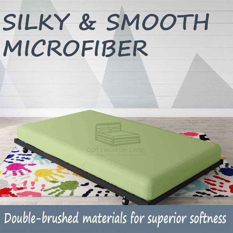 Cot Size 30 x 75 Fitted Sheet Only - 100%