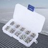 QANYEGN 500pcs M2 Flat Head Aluminum Rivets, Flat Head Rivets,