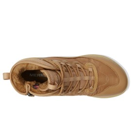 Merrell Women's Antora 3 Thermo Mid Zip Waterproof Hiking Boot, Tan, 7.5