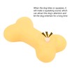 20pcs Rubber Dog Squeaky Bone Toy Teeth Cleaning Dog Bone