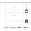 STO STO 2 Pack Closet Hanging Rod, Length and Height