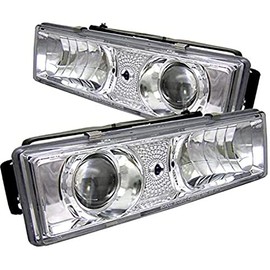 Spyder Auto 5009296 Projector Style Headlights Chrome/Clear