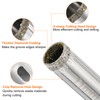 HARFINGTON 5pcs Diamond Drill Bit Hole Saw 7/16"(11mm) Tile Core