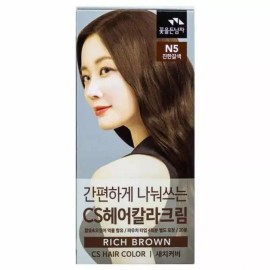 헤어칼라 4회분-N5(진한갈색) Hair Color 4 Applications - N5 (Dark Brown)