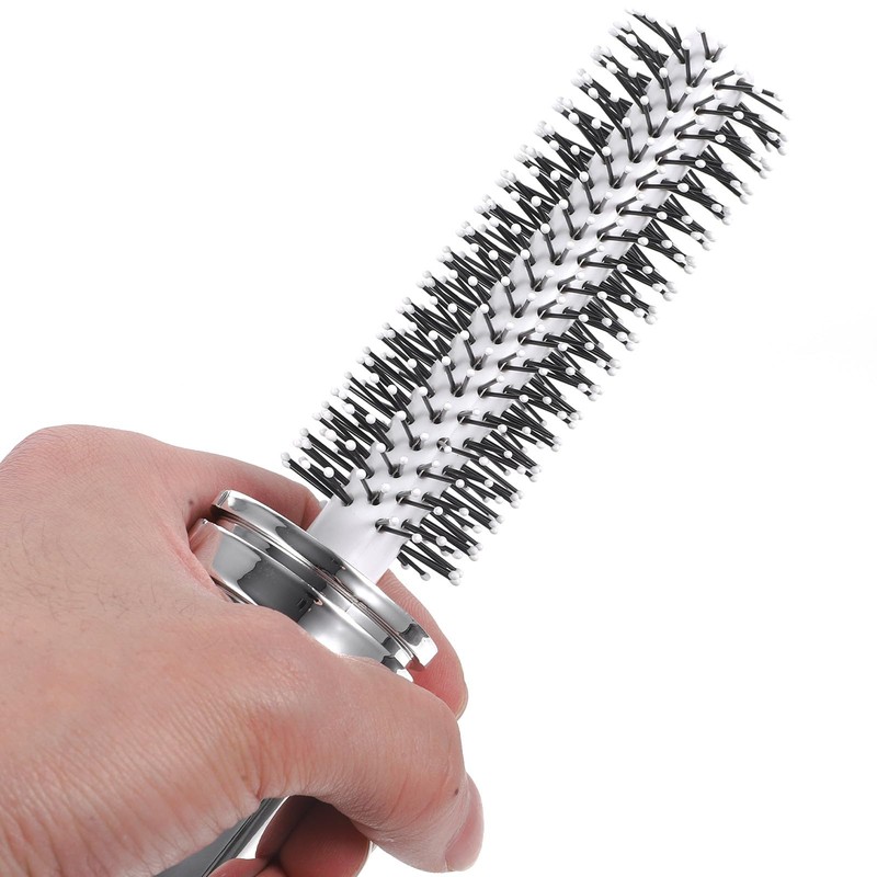 TINEASUR Telescopic Anti-Static Hair Brush Roll Comb Blow Drying Styling