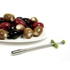 Norpro 1363 Stainless Steel Olive Stuffer, with Comfort Grips, Green