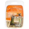 X Canvas Hangers Brass Plated 4 Pack Blister - 13012