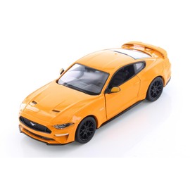 Showcasts 2018 Mustang GT Hardtop Muscle Car, Orange 71352OR - 1/24 Scale Diecast Model Car