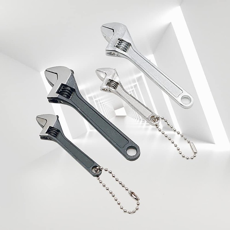 TopHomer Small Spanner Adjustable Wrench Non-Slip Mini Jaw Spanner Wrench