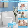 Brippo 2Pack Squatting Toilet Stool, 7 Inch Height Bathroom Pooping