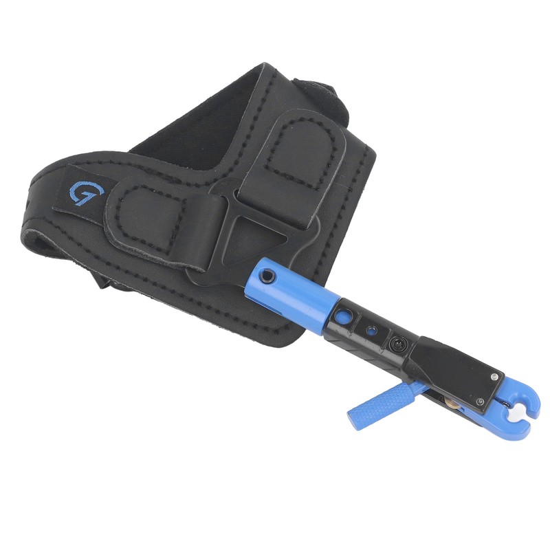 Adjustable Archery Compound Bow Release Aid with Comfortable Wrist Strap