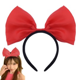 Big Bow Headband for Women Girls Christmas Hair Accessories for Party Headbands Black Bow Bowknot Headband Hairband 1pcs