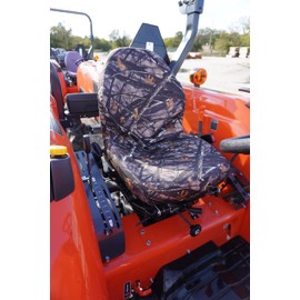 Durafit Seat Covers, Compatible with Kubota MX5800/MX6000 Tractor. Kioti CS2510 Tractor Exact Fit seat Covers for one Piece high Back Plastic seat. Choose Your camo (KU20 Lost C)
