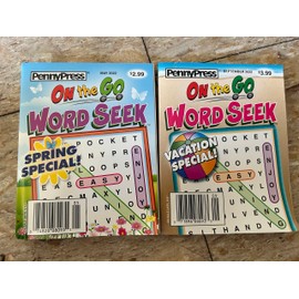Penny Press on the go word seek May & September