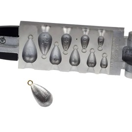 Do It Mold Bell Sinker with Brass Eye Sz: 1/8, 1/4, 3/8, 1/2, 5/8, 3/4, 1, 1 1/2, 2 OZ