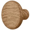 Gedotec Frank Furniture Knob Wooden Drawer Knob Oak for Cabinet
