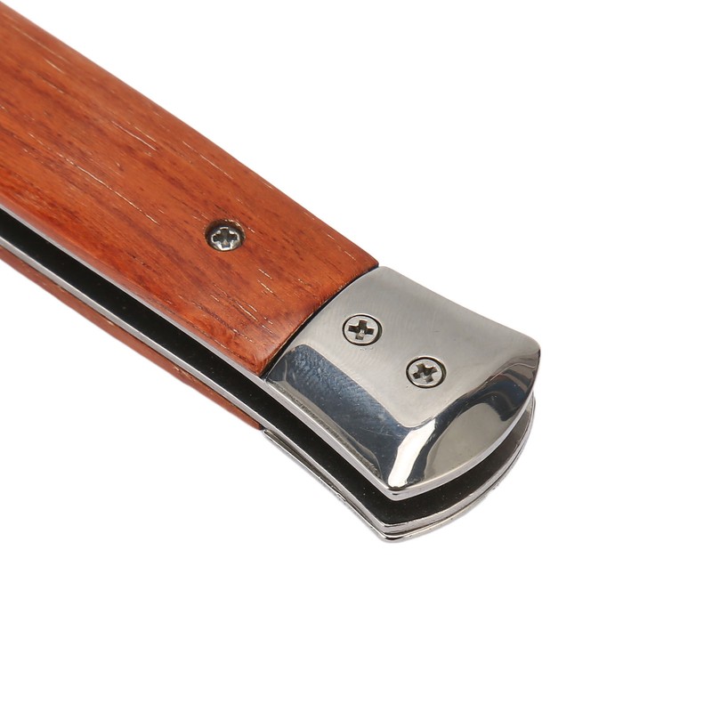 Switchblade Comb Automatic Push Button Spring Pocket Handle Folding Knife