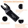 Hanida 120 Pcs Oscillating Saw Blades Metal, Multitool Blades for