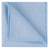 Elerevyo Men's Cotton Handkerchief Classic Solid Color Pocket Square for