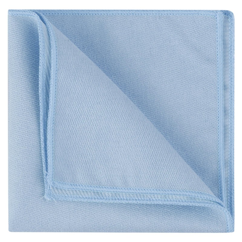 Elerevyo Men's Cotton Handkerchief Classic Solid Color Pocket Square for