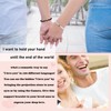 CheersLife Couples Bracelets 2 Pcs Matching Bracelets for Couples 100