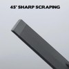 16 Pcs Plastic Putty Knife 2" Black Flexible Putty Knife