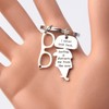 Edna Mode Quote Keychain I Never Look Back Darling it
