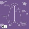 TRÄUMELAND Baby Sleeping Bag with Feet 0.5 TOG Moon Gray,