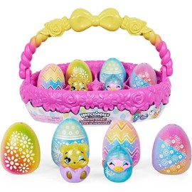 Spin Master Hatchimals CollEGGtibles Spring Basket with 5 Characters & 3 Pets Easter NEW