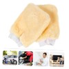 ULTECHNOVO 3sets Car Wash Brush Microfiber Mitt for Car Cleaning