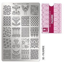 MOYRA Stamping Plate No. 53 "Filigree Premium Stamping Plate