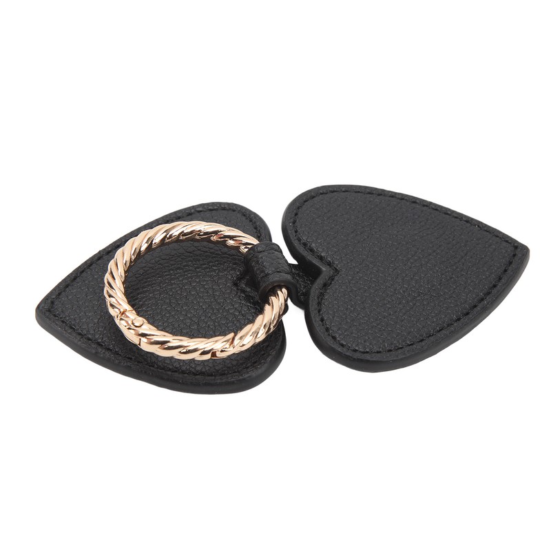 Magnetic Hat Clip Portable PU Leather Heart Shaped Magnetic Hat