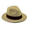 Genuine Panama Hat - Fedora Shape - Rollable/Foldable - Natural