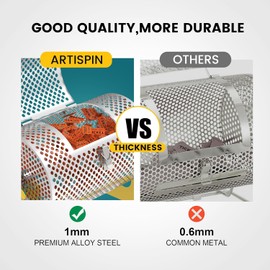 Raffle Drum, Upgraded Raffle Ticket Spinner Drum with Ball Bearing, Durable Ticket Spinner for Raffles Tickets, Large Capacity Raffle Wheel Spinner with Stand (Bright Yellow)