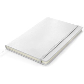 Adipn A5 notebook with rubber band. Notebook contains 160 pages (80 sheets) with lines.