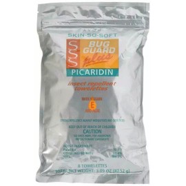 Avon Skin so Soft Bug Guard Plus Picaridin Insect Repellent 8 Towelettes