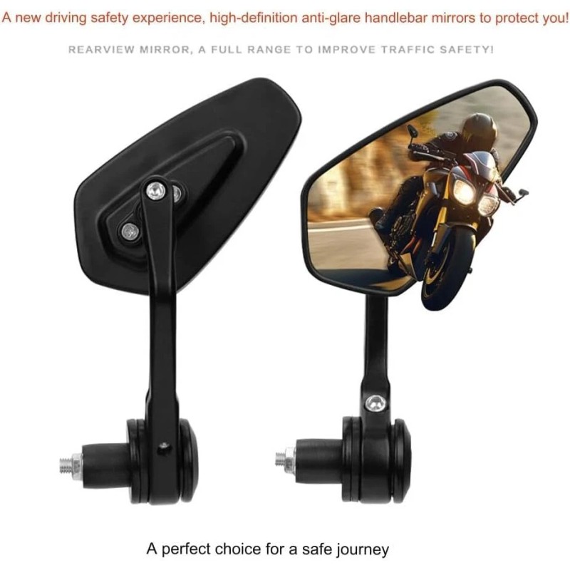GOODFITMENT Motorcycle Folding 7/8" Bar End Side Mirrors For Harley
