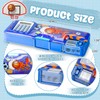 Henoyso Multifunctional Pencil Box for Boys Basketball Pencil Case with