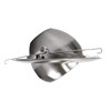NICOR Lighting 6 inch Nickel Recessed Eyeball Trim Designed for