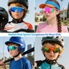 Kashm Youth Baseball Sunglasses for Boys Girls Softball Cycling Soprts