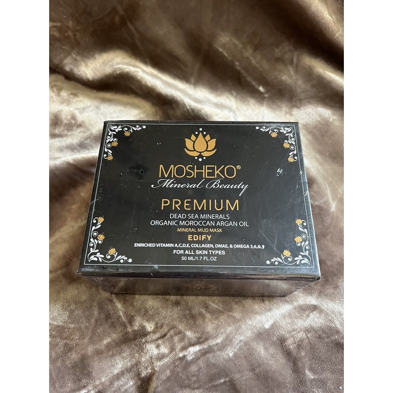 MOSHEKO PREMIUM DEAD SEA MINERALS MUD MASK EDIFY LUXURY BRAND