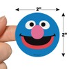 Sesame Street Grover Face Planner Calendar Scrapbooking Crafting Stickers