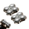 Pro 4 Shaver Replacement Heads for Pitbulls Gold PRO, Silver