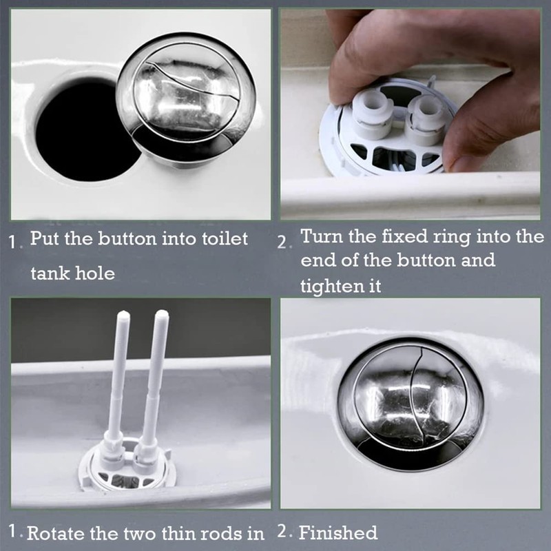 Stop Button Drain Valve Double Push Button Replacement Double Toilet