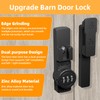 Barn Door Lock,180 Degree Flip Barn Door Locks and Gate